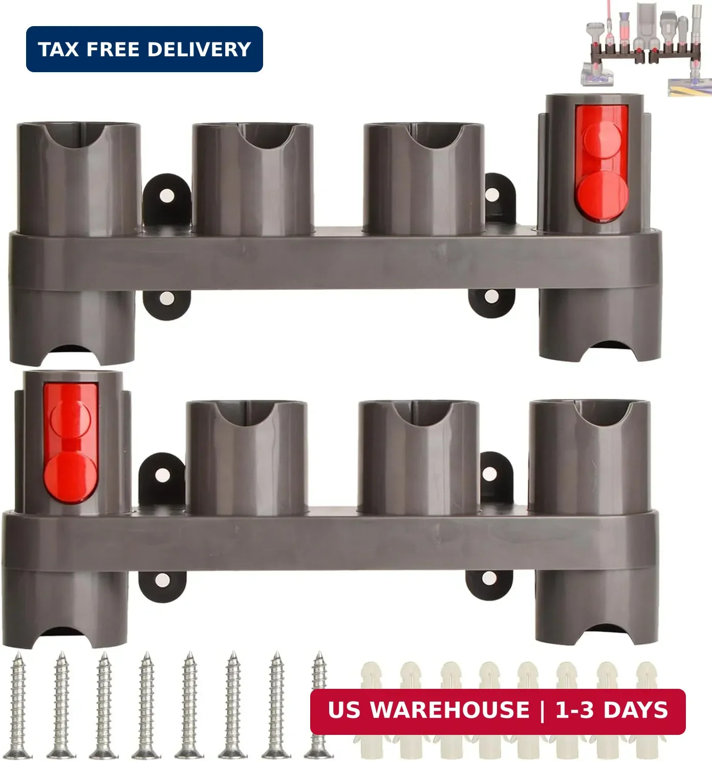 Fullclean Attachments Mount Holders Compatible with Dyson Gen 5 Gen5 V15 V12 V11