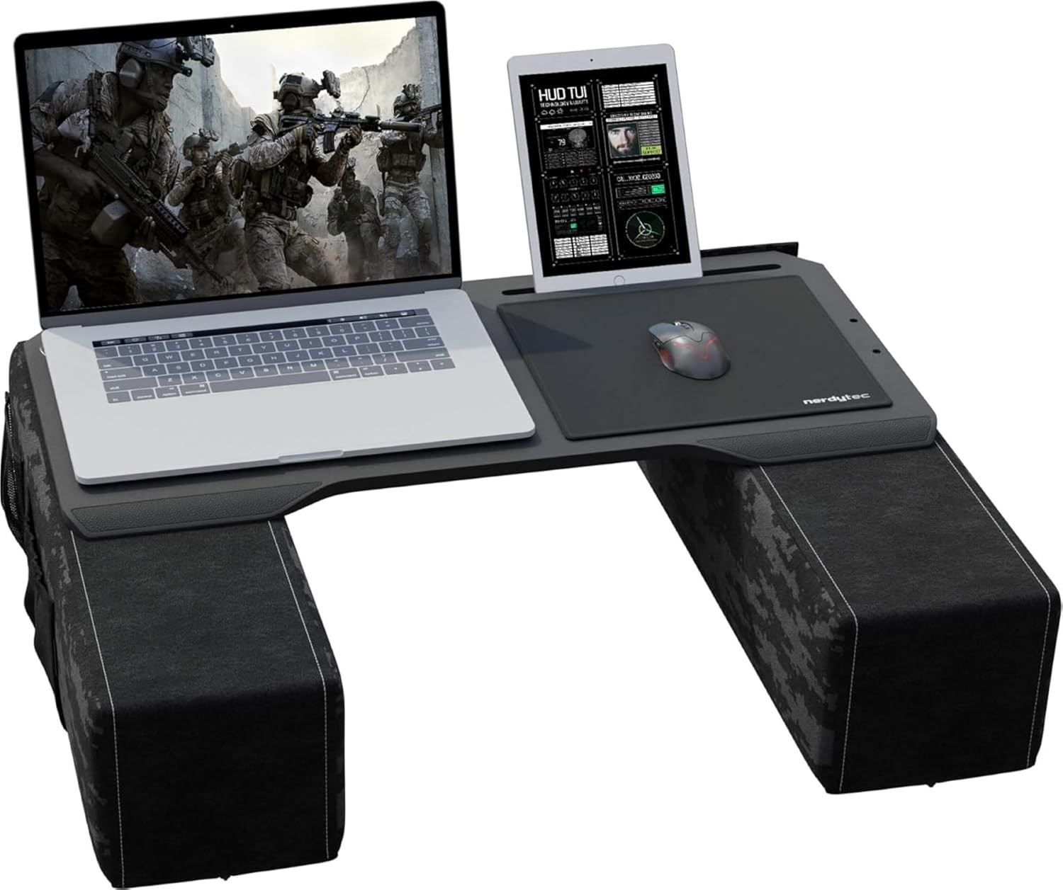 Couchmaster CYBOT, Premium Ergonomic Lap Desk for Notebooks, Sustainable Bamboo
