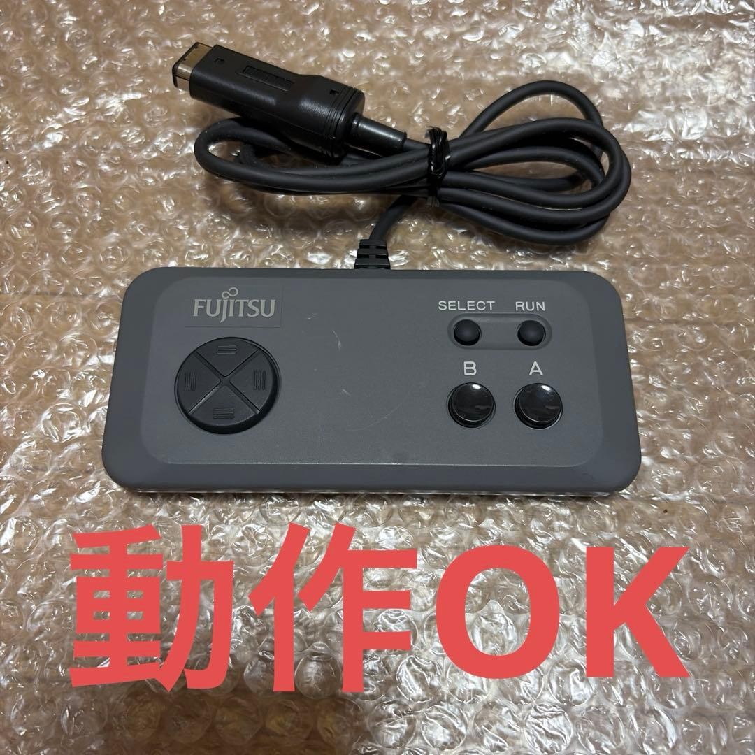 FM Towns FMT-PD102 Controller Pad FMTOWNS Gamepad Tested
