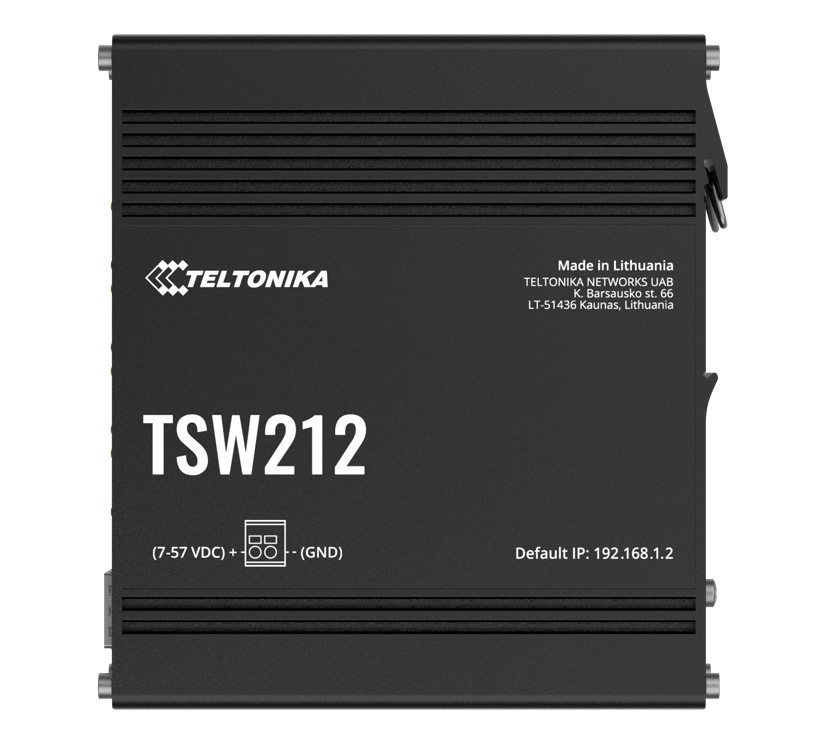 Teltonika TSW212 Managed Ethernet Switch L2 with additional L3 Features