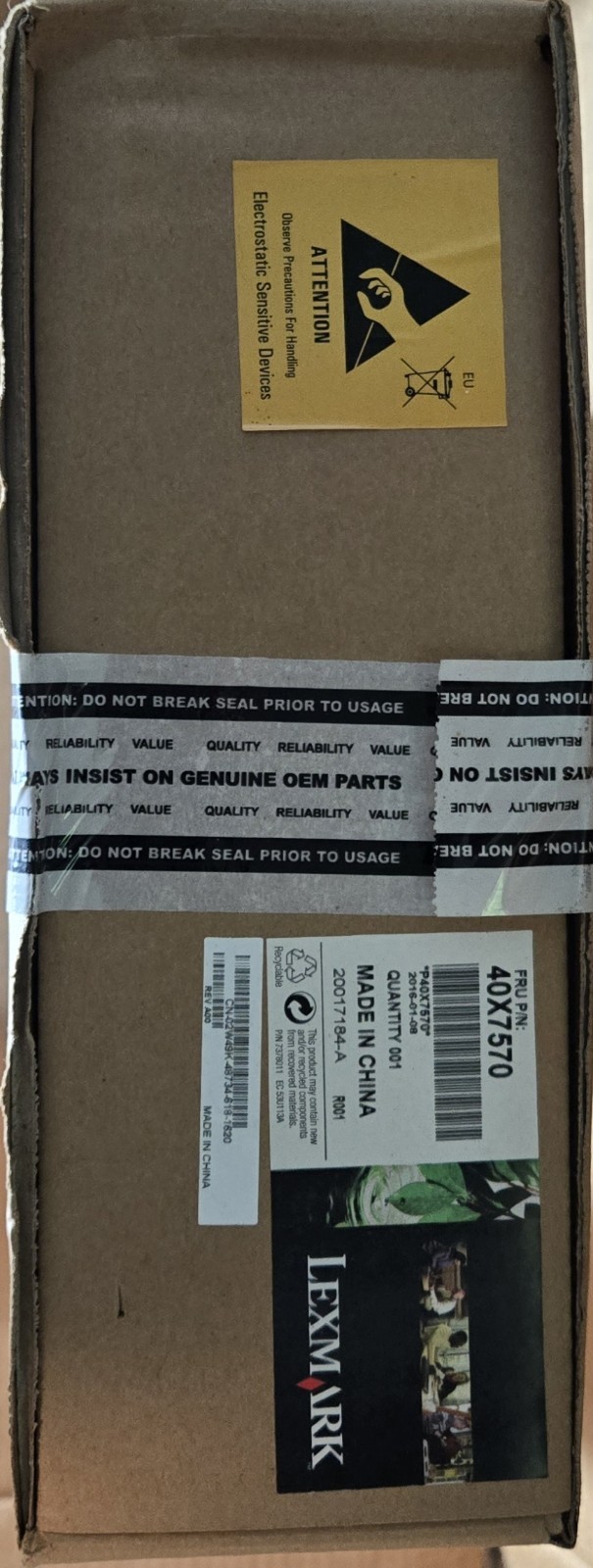 Genuine Lexmark MS710  MS810 2.4 in Controller Card. 40X7570-UNOPENED ESD SEALED