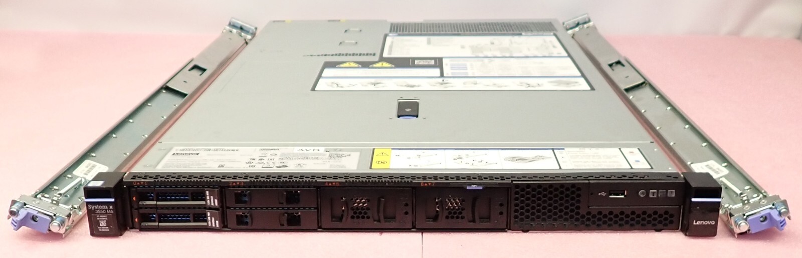 Lenovo System X3550 M5 6C E5-2603V4 32GB RAM 2x 600GB HDD 4-Bay Server 8869-AC1
