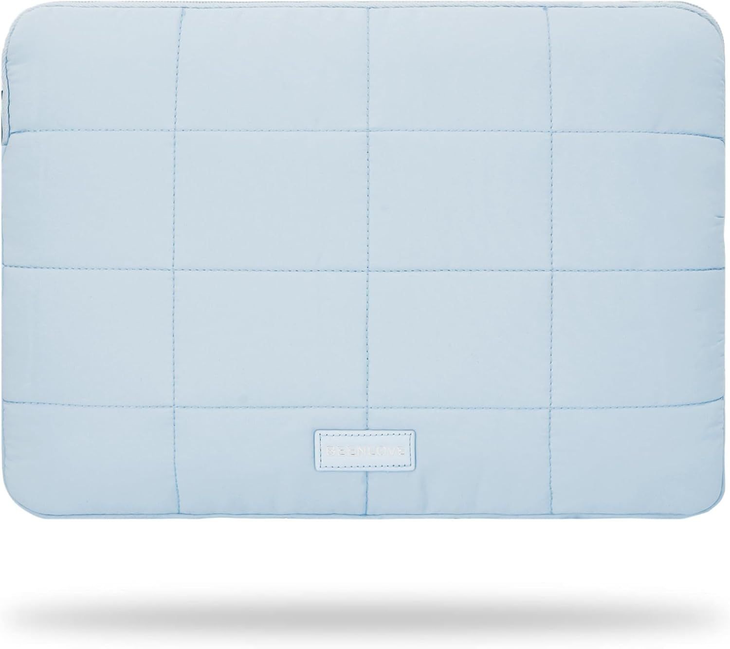 Puffy Laptop Sleeve 13-14 Inch, Matte Blue Laptop Carrying Case for Protection