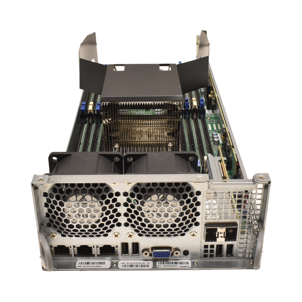 Supermicro Node Server X9DRT-HF+J-NI22 no CPU no PC4 1x Heatsink 1x 10GbE SFP+C