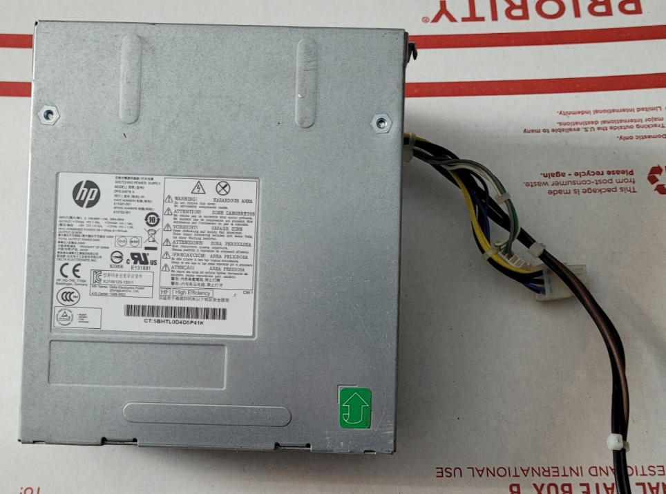 HP Switching Power Supply Model DPS-240TB A P/N 611481-001 613762-001 240W