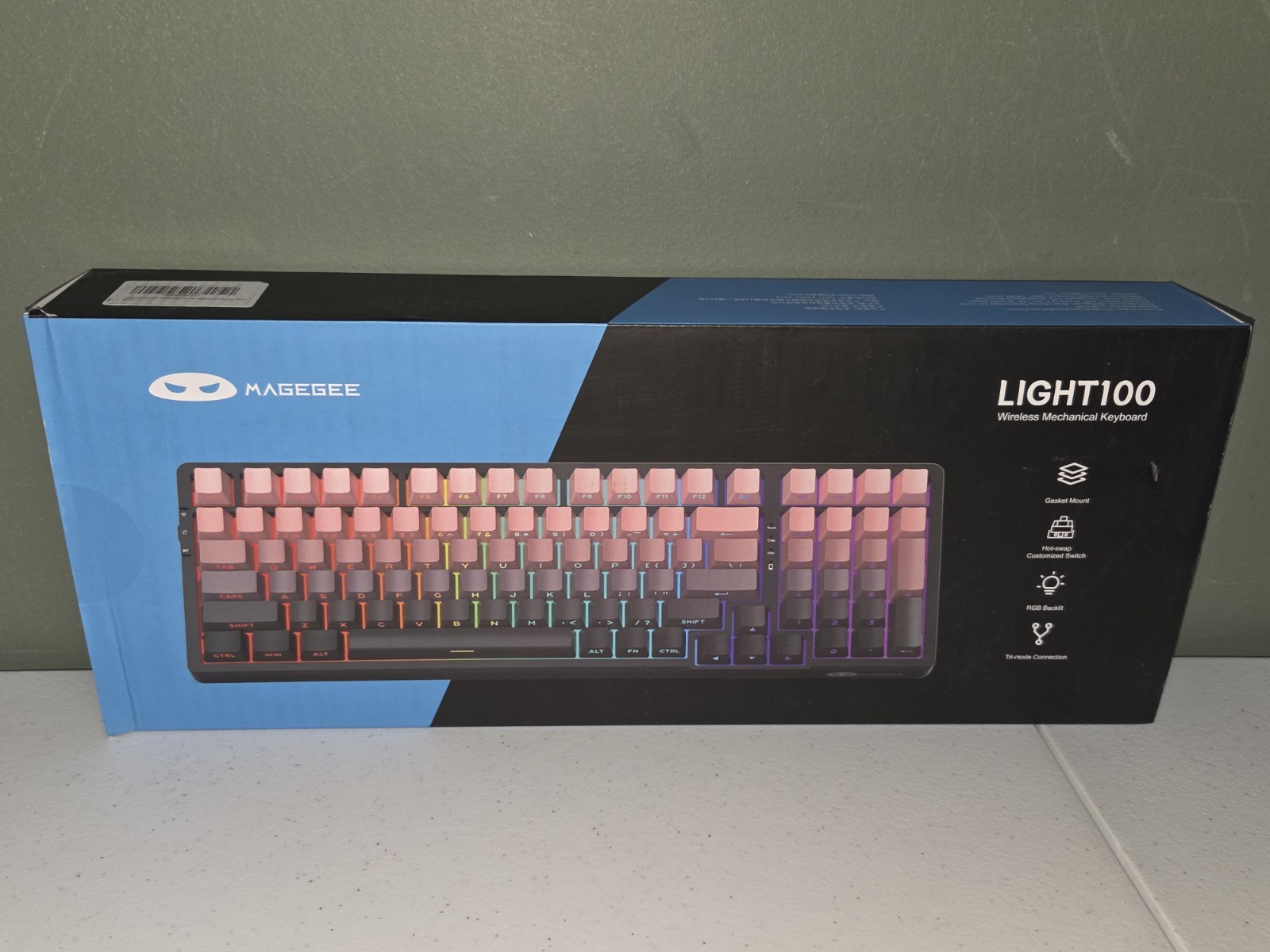 New MageGee LIGHT 100 Wireless Keyboard 96% Hot Swappable Mechanical Keyboard