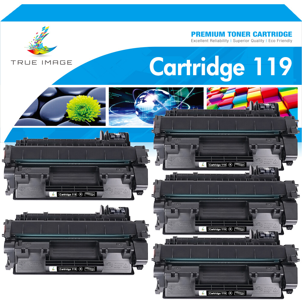 5PK CRG119 Toner Cartridge Compatible for Canon 119 ImageClass LBP6300DN MF416DW