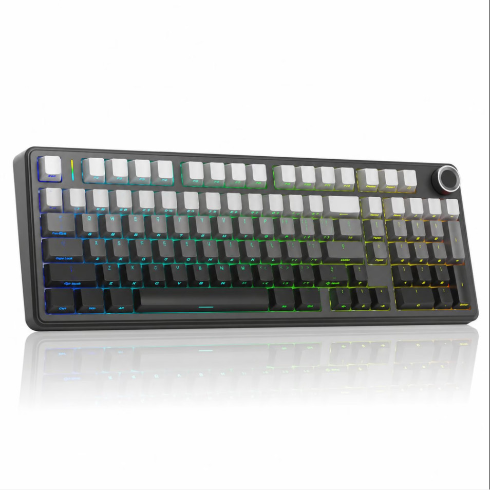 AULA F99 Pro Wireless Mechanical Keyboard Black/Grey - BRAND NEW