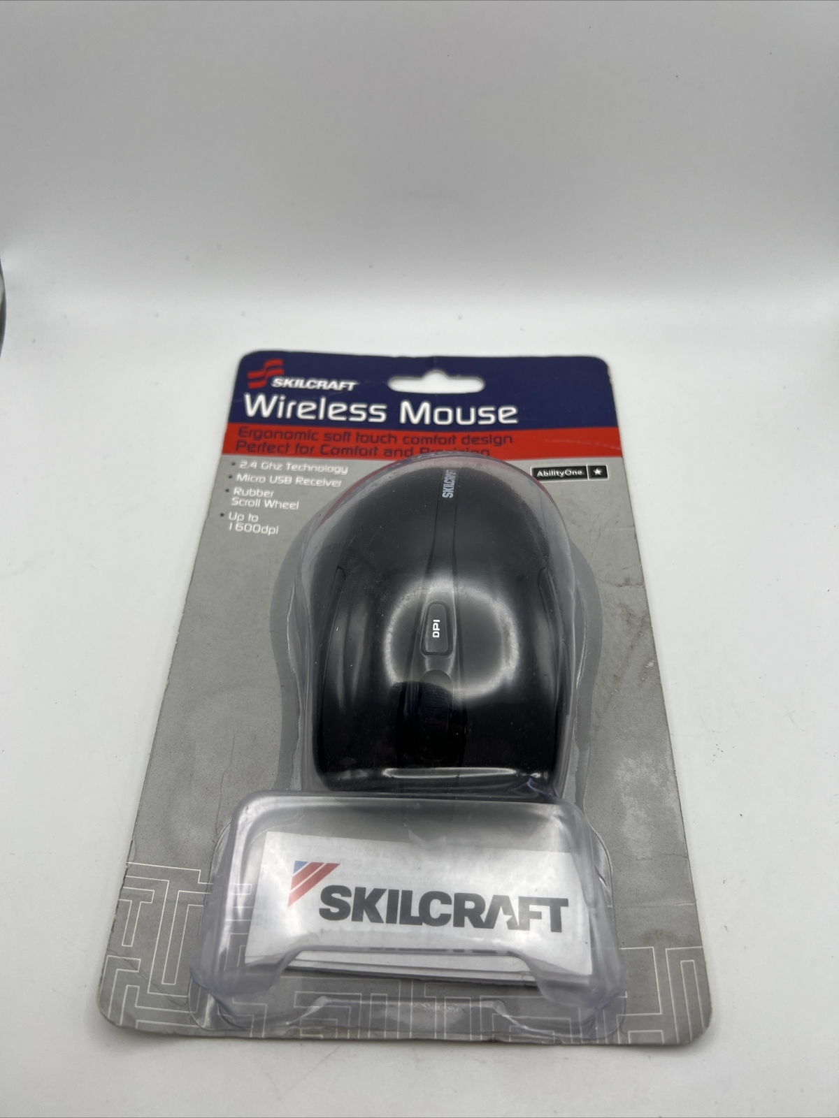 SKILCRAFT Micro USB Wireless Mouse Wireless Black Mouse
