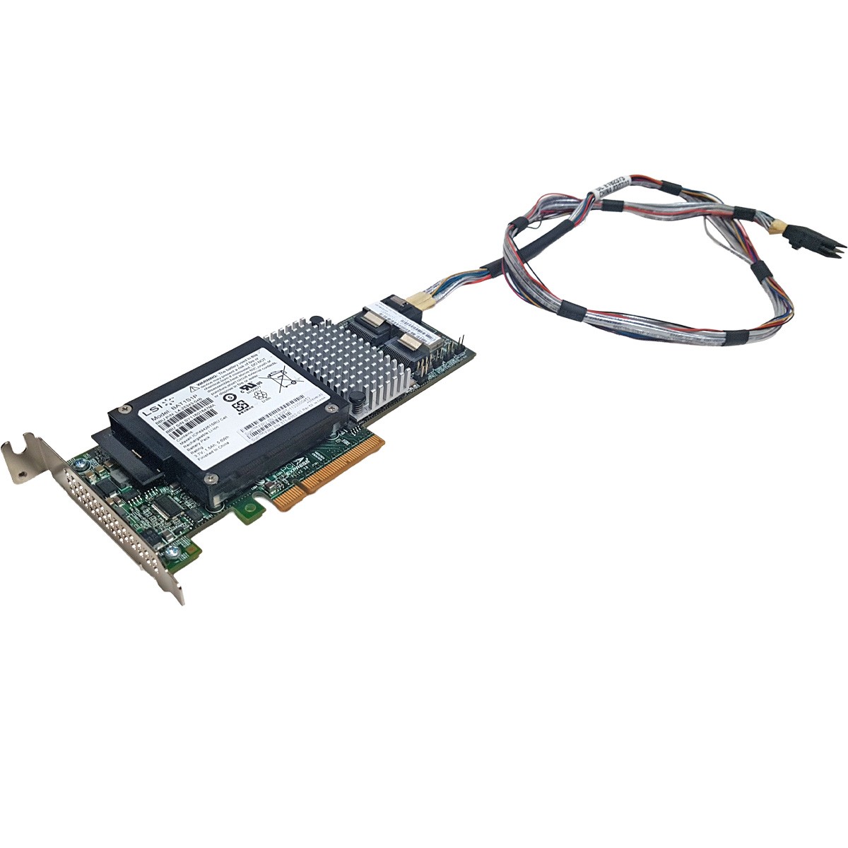 Sun LSI MR SAS 9261-8i 8-Port 6Gb PCIe x8 RAID Controller +530-4119-01 SAS Cable