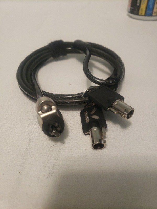 New Kensington K64068E MicroSaver Key Laptop Sec Cable Lock w/2 Keys