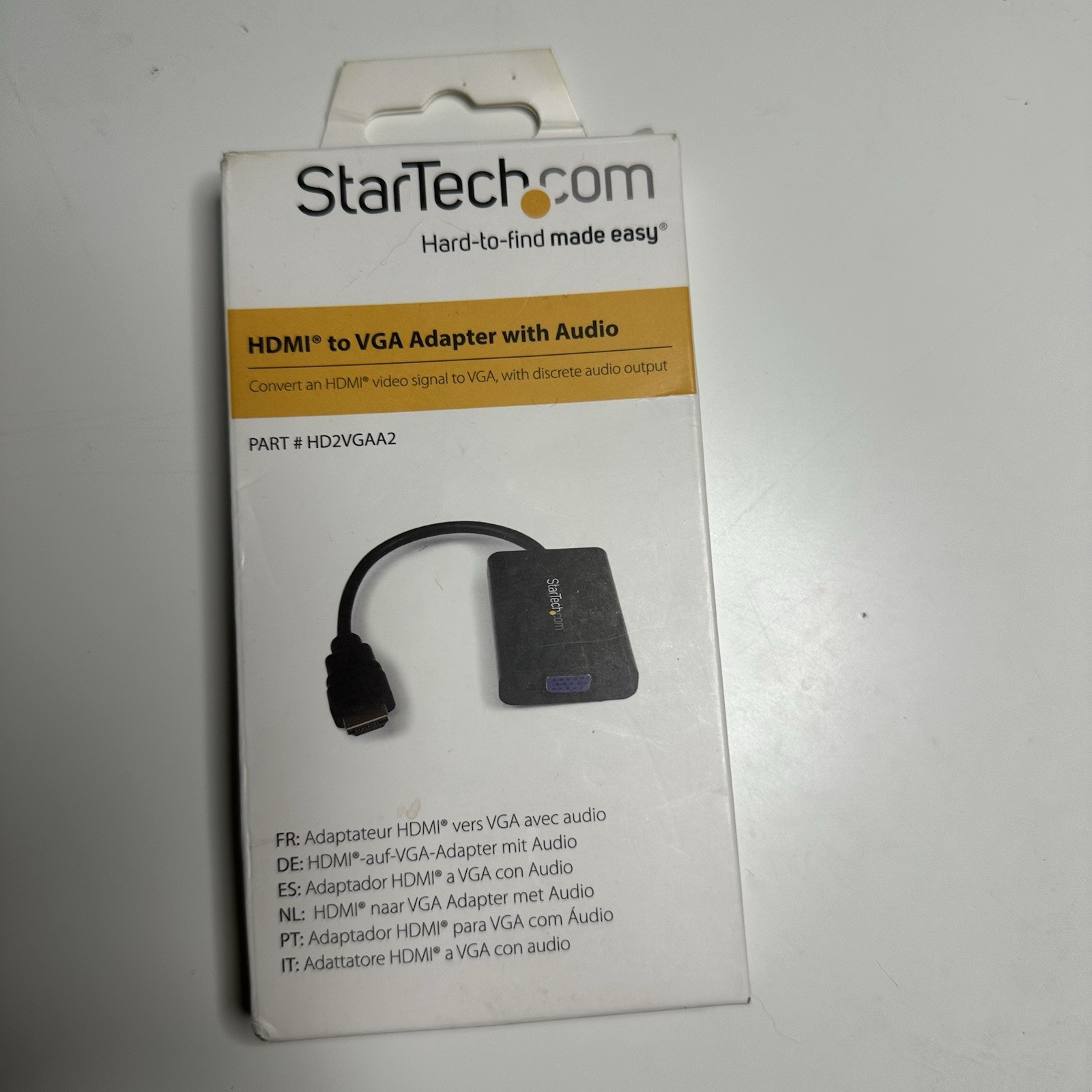 Startech HDMI to VGA Video Adapter Converter with Audio for Desktop HD2VGAA2