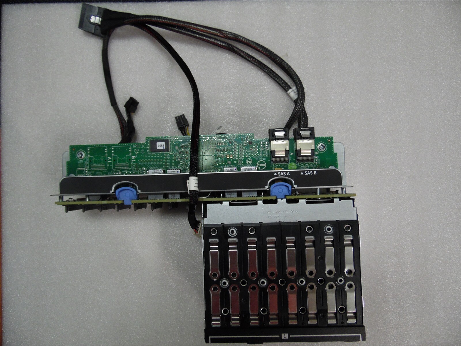 16 BAY HDD BACKPLANE & CAGE SFF UPGRADE DELL POWEREDGE R720 8 BAY SFF SERVER