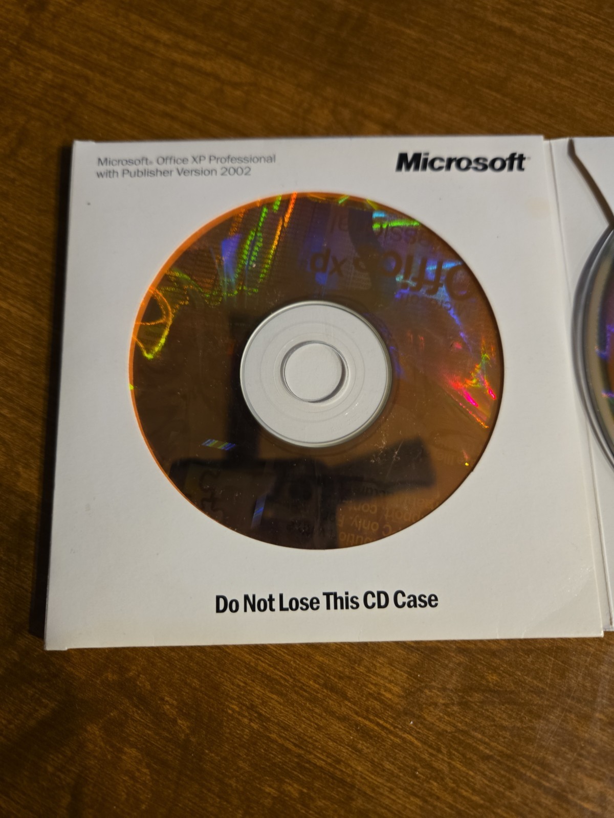 Microsoft Office XP Professional Pro Publisher Version 2002 3 cd's & product key