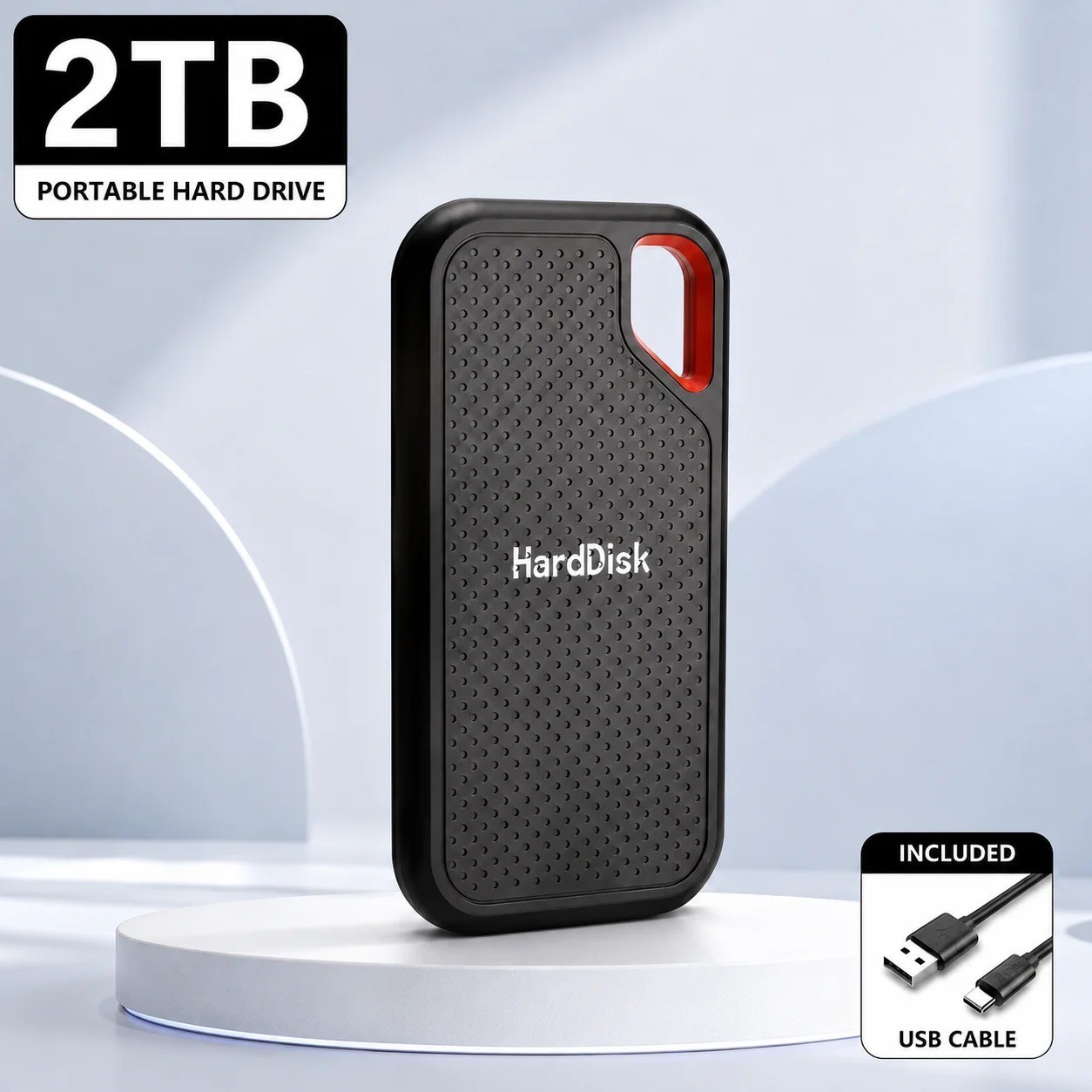 Portable External SSD 1TB 2TB USB-C Fast Storage for Laptop Mac PC
