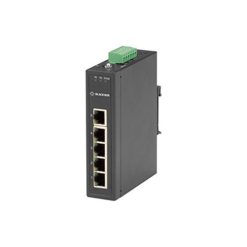 BlackBox LBH3050A 5-Port Industrial Ethernet Switch - Extreme Temp
