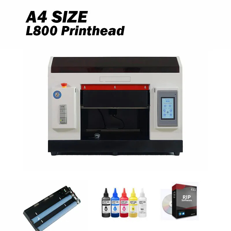 UV Printer A3 A4 EPSON R1390 L800 Printhead with Rotary For Bottle Phonecase