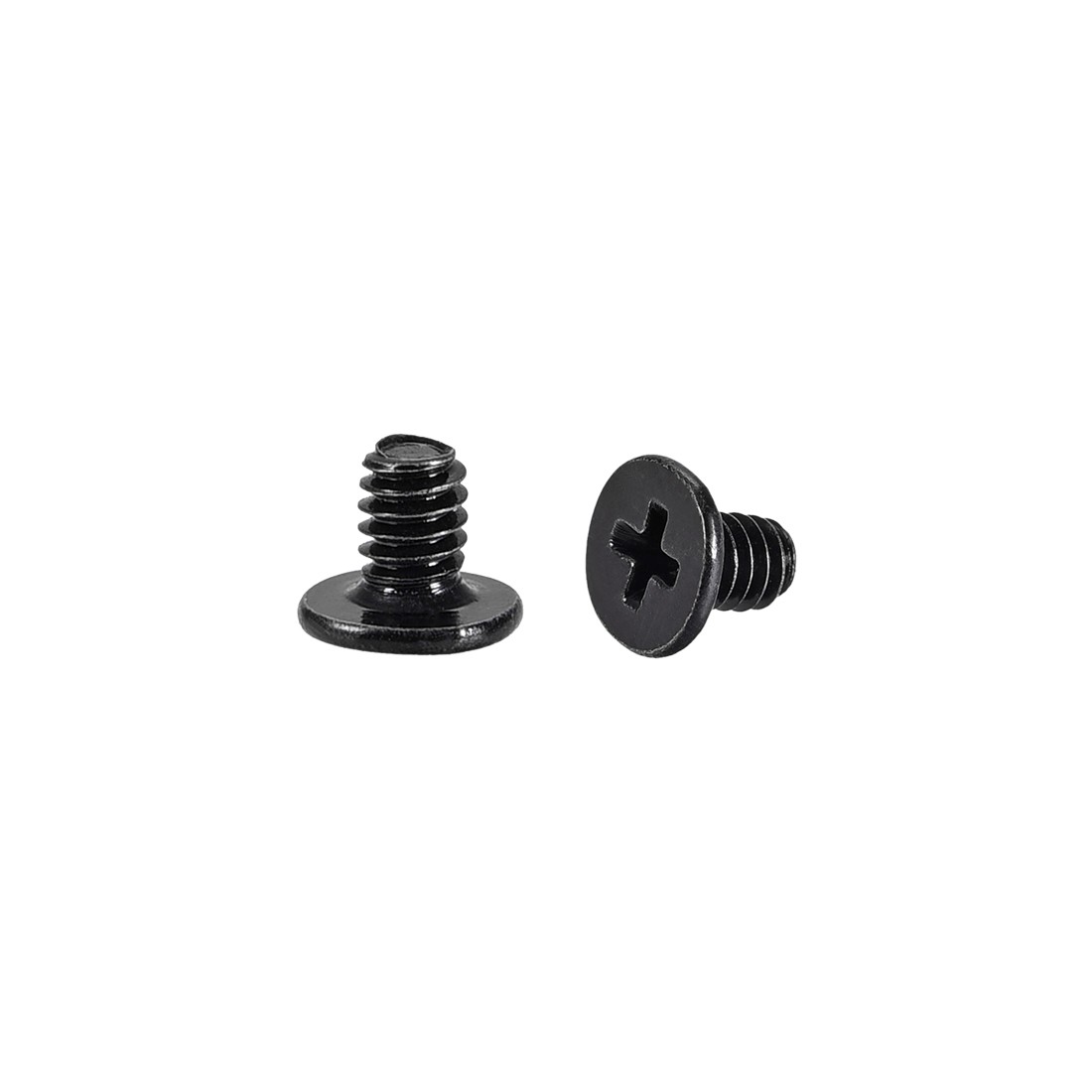 100pcs M2 x 4mm Laptop Notebook Computer Screws Phillips Head Screw Black