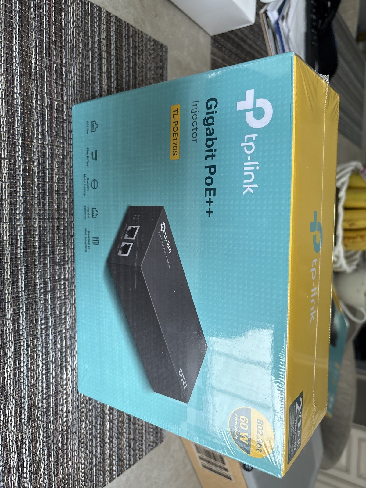 TP-Link TL-POE170S Gigabit PoE++ Injector 60W 802.3bt