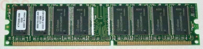 Infineon RAM PC2700 256MB DDR 333 Desktop Computer Memory