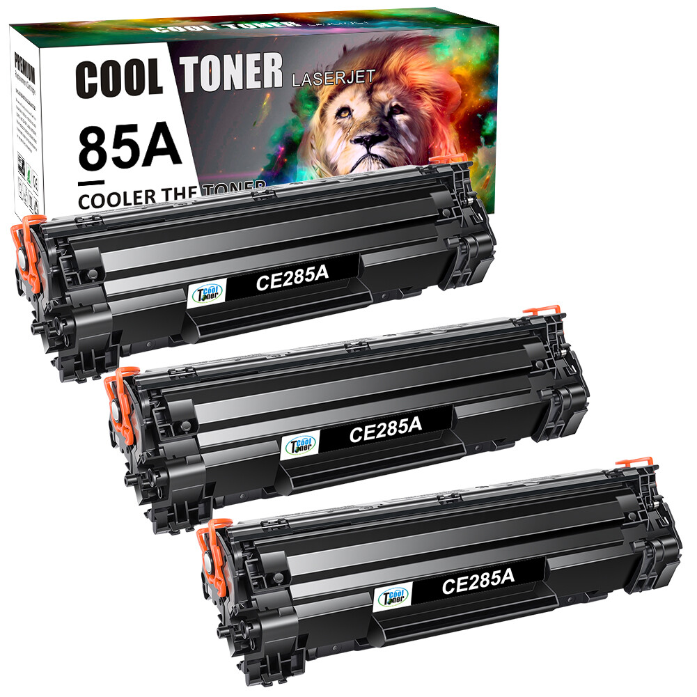 3pk Compatible CE285A 85A Toner For HP Laserjet P1102 P1102W M1132 M1212nf M1217