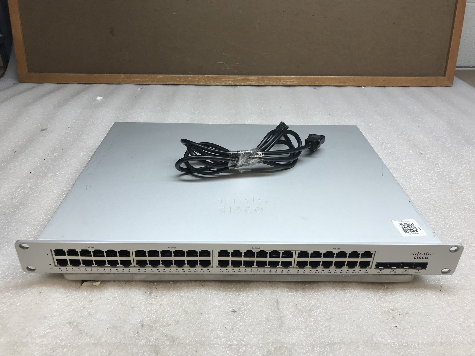 Cisco Meraki MS210-48FP 48-Port Gigabit PoE+ Cloud Switch – UNCLAIMED