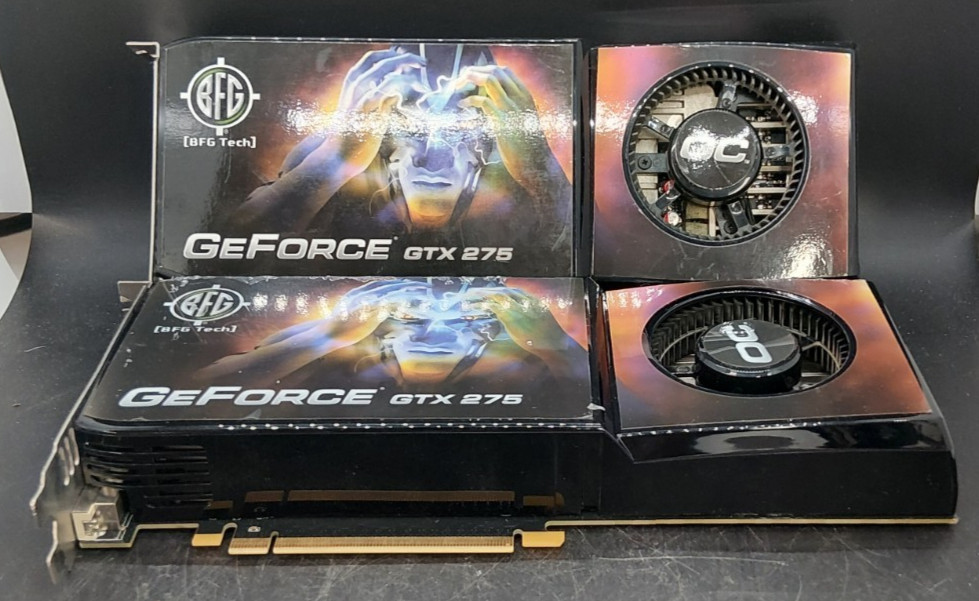 2 x BFG NVIDIA GeForce GTX 275 Untested As is