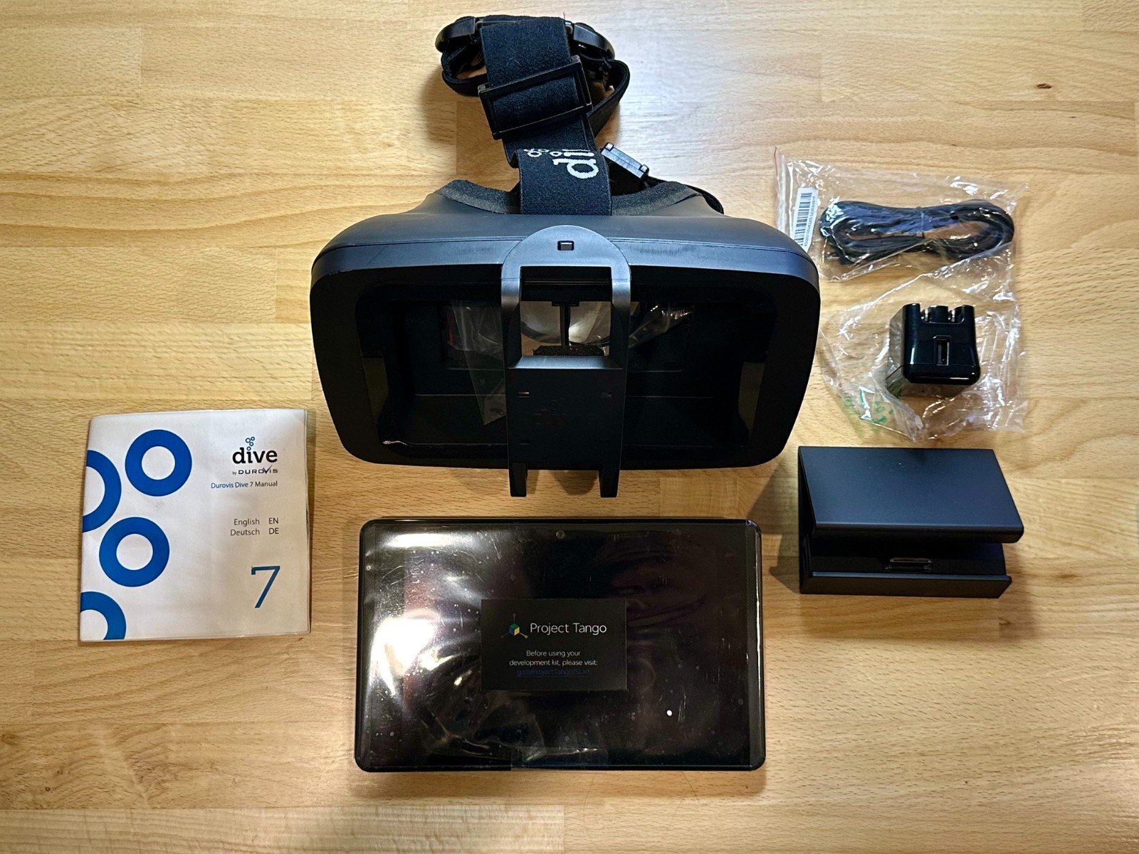 Google Nvidia Project Tango Dev Kit Tablet NX-74751 + Durovis Dive 7 Headset