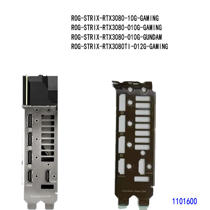 1pcs ROG-STRIX-RTX3080-10G-GAMING FOR ASUS IO I/O SHIELD Back Plate BackPlate