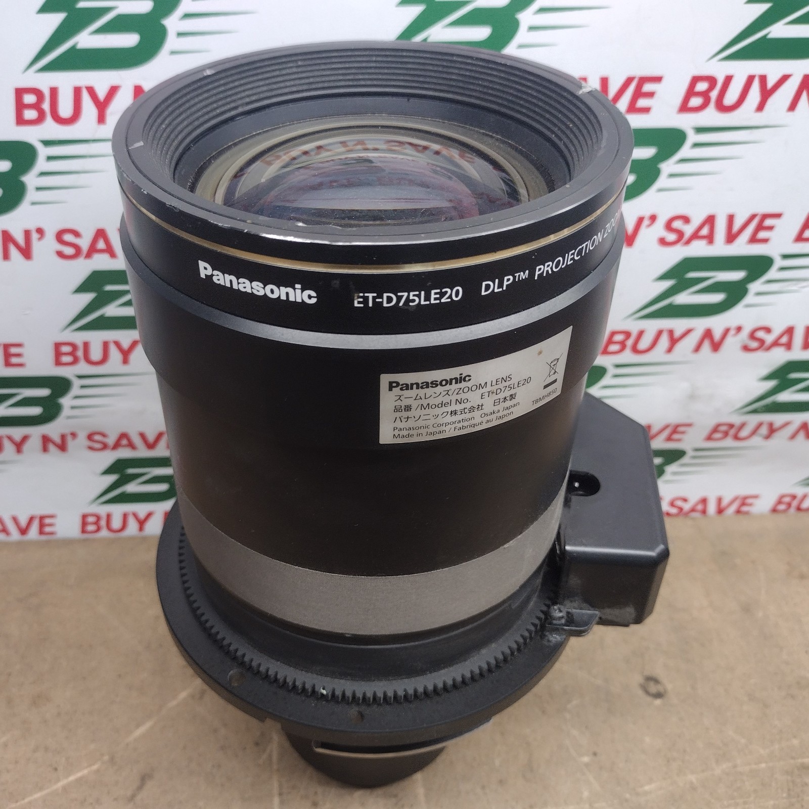 Panasonic ET-D75LE20 DLP Projector Zoom Lens (ONLY) USED