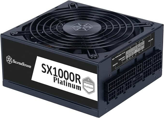 SilverStone SX1000R-PL 1000W SFX-L Power Supply Cybenetics Platinum, Modular