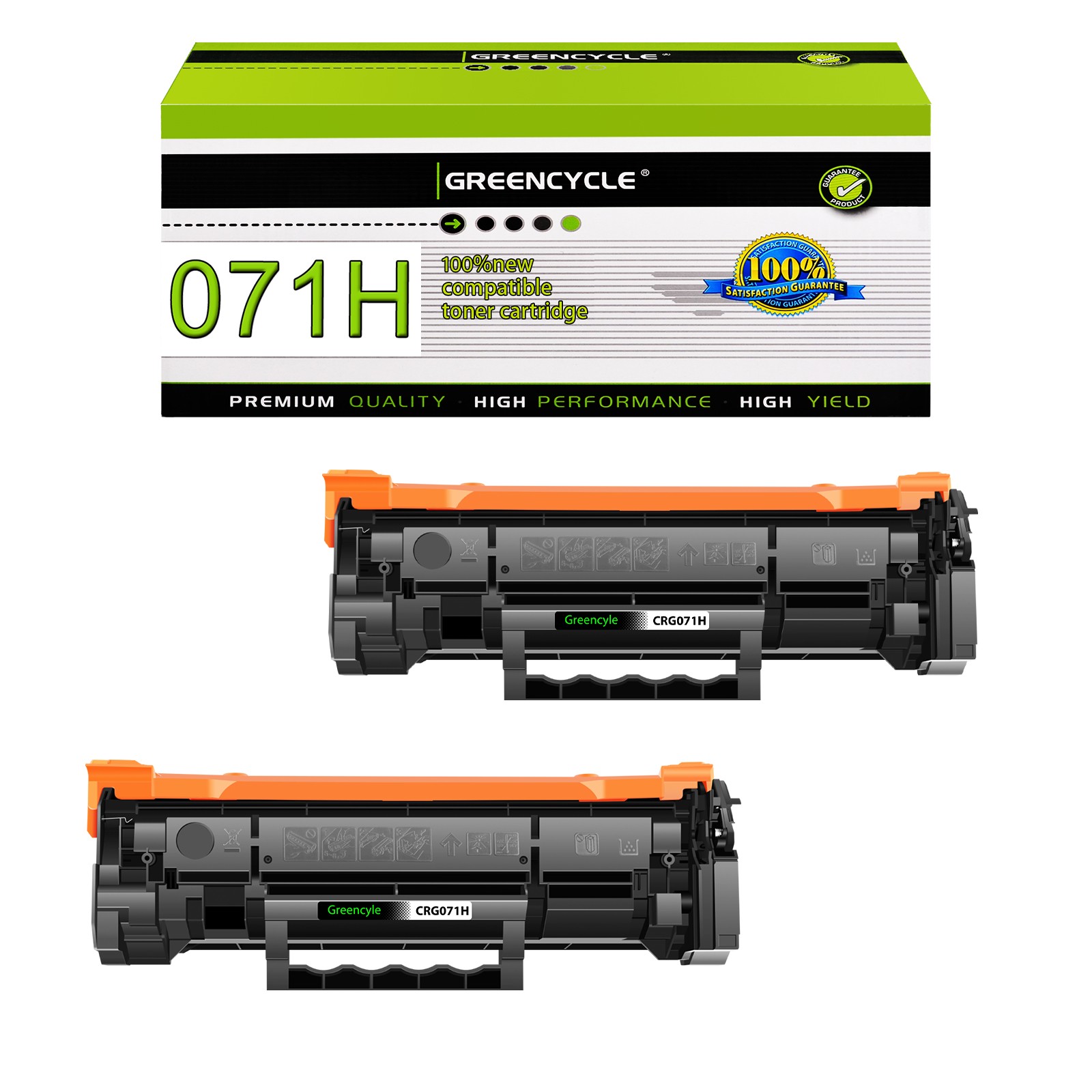 2PK CRG071H Toner Cartridge Replace for Canon CRG071H LBP122dw MF275dw LBP122