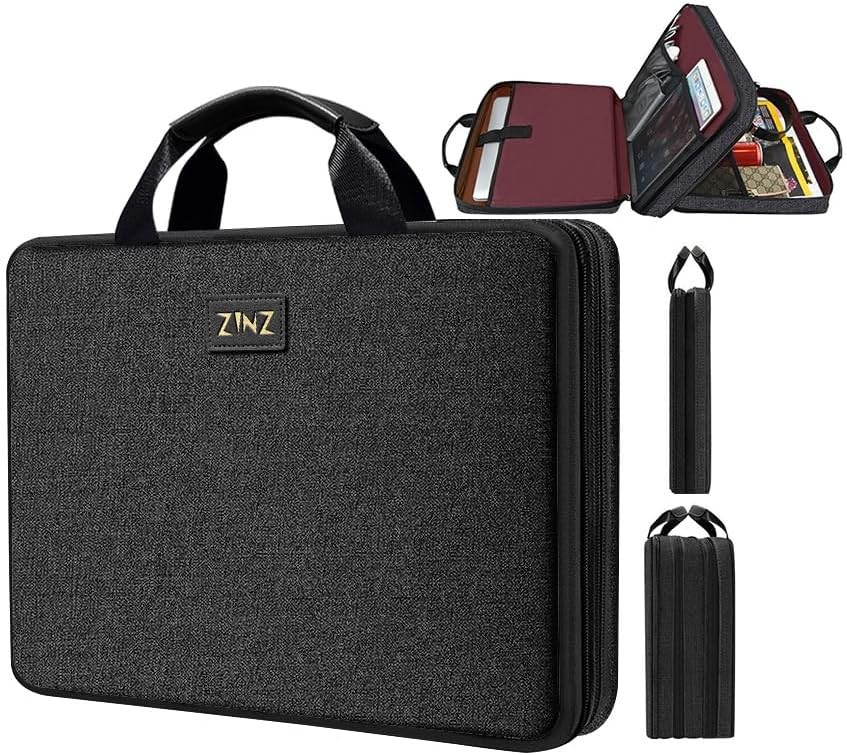 Durable Slim Expandable 15.6 Inch Laptop Sleeve Case - Upgraded Protective Recyc