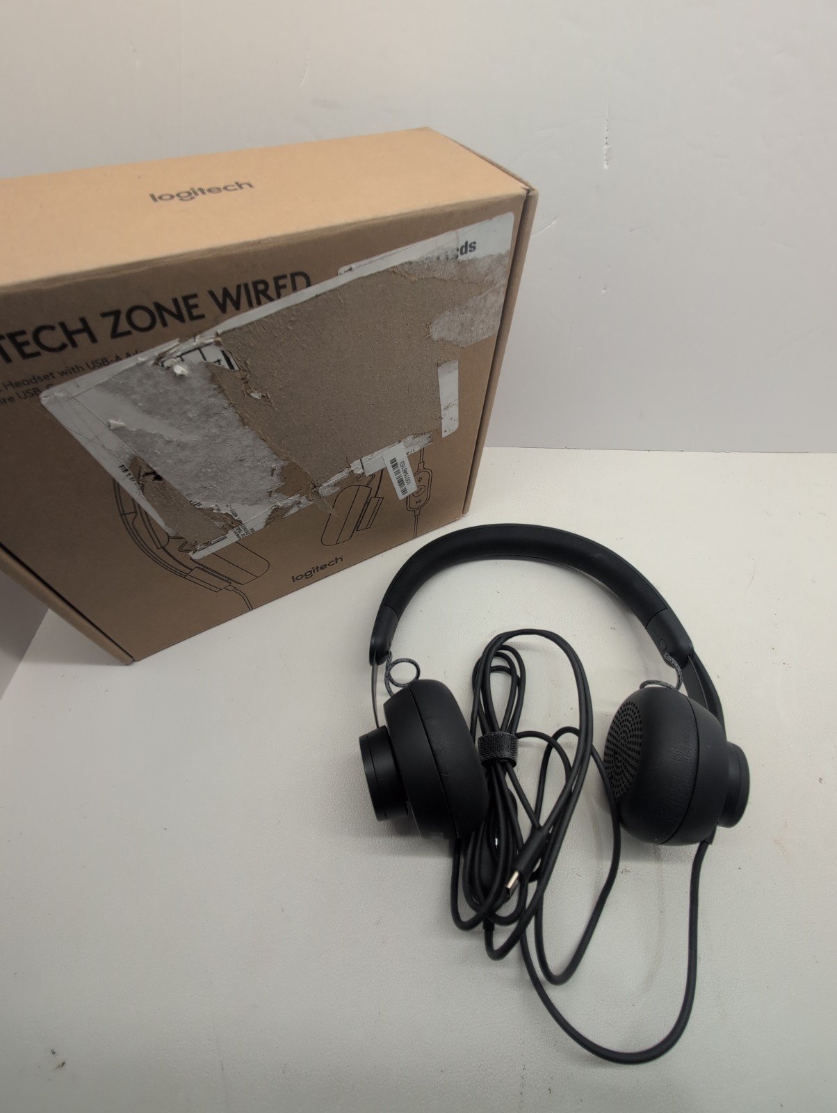 Logitech - Zone Wired On-Ear Headset for Microsoft Teams - Graphite #2