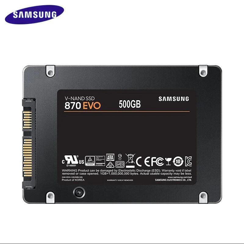 SAMSUNG 2.5 in 870 EVO SATA 3 SSD 2TB 1TB 500GB 250GB Laptop Solid State lot New