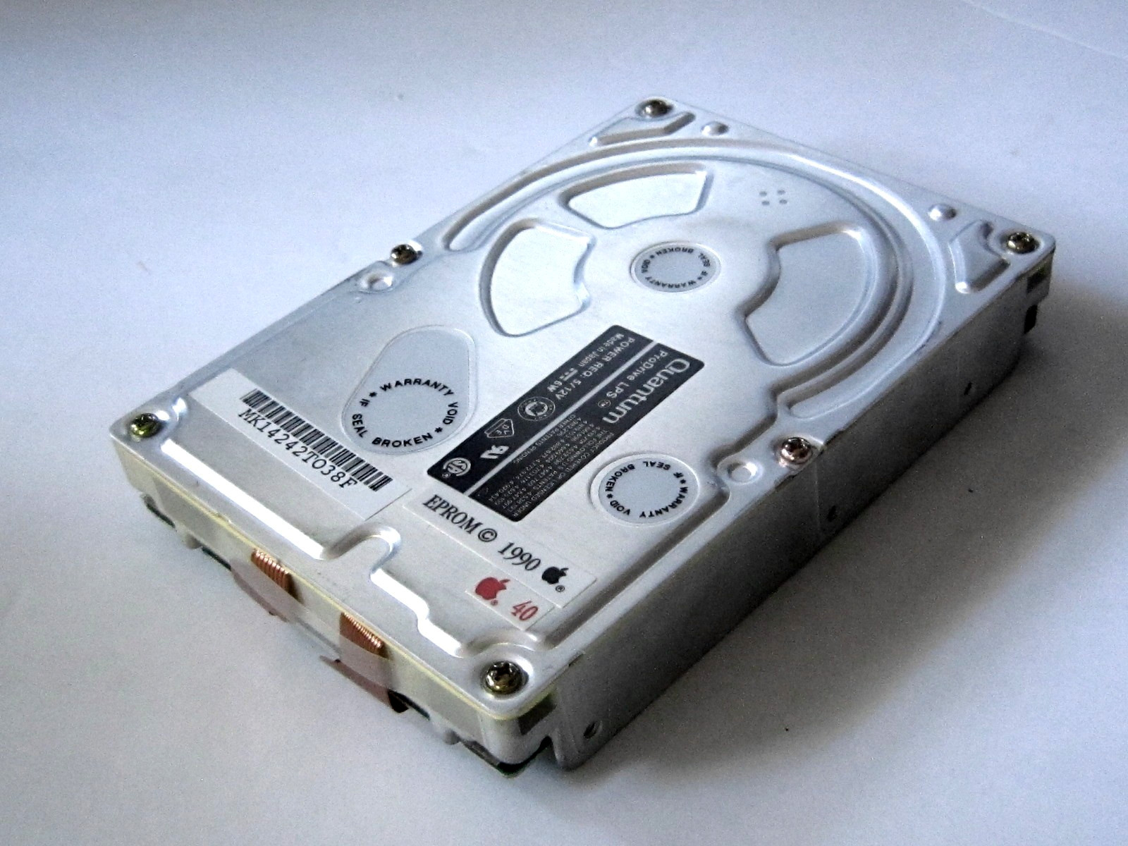 Vintage Apple/Quantum ProDrive Hard Drive 1990  Model 4 2 S 940-40-9404 Japan