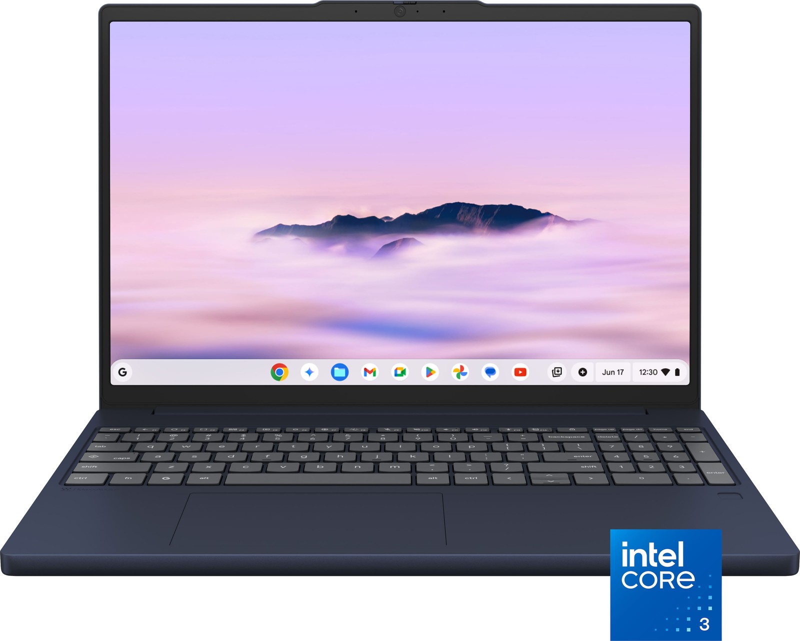 Lenovo - Chromebook Plus 15.3 in 2K - Core 3 Processor N355 128GB Storage