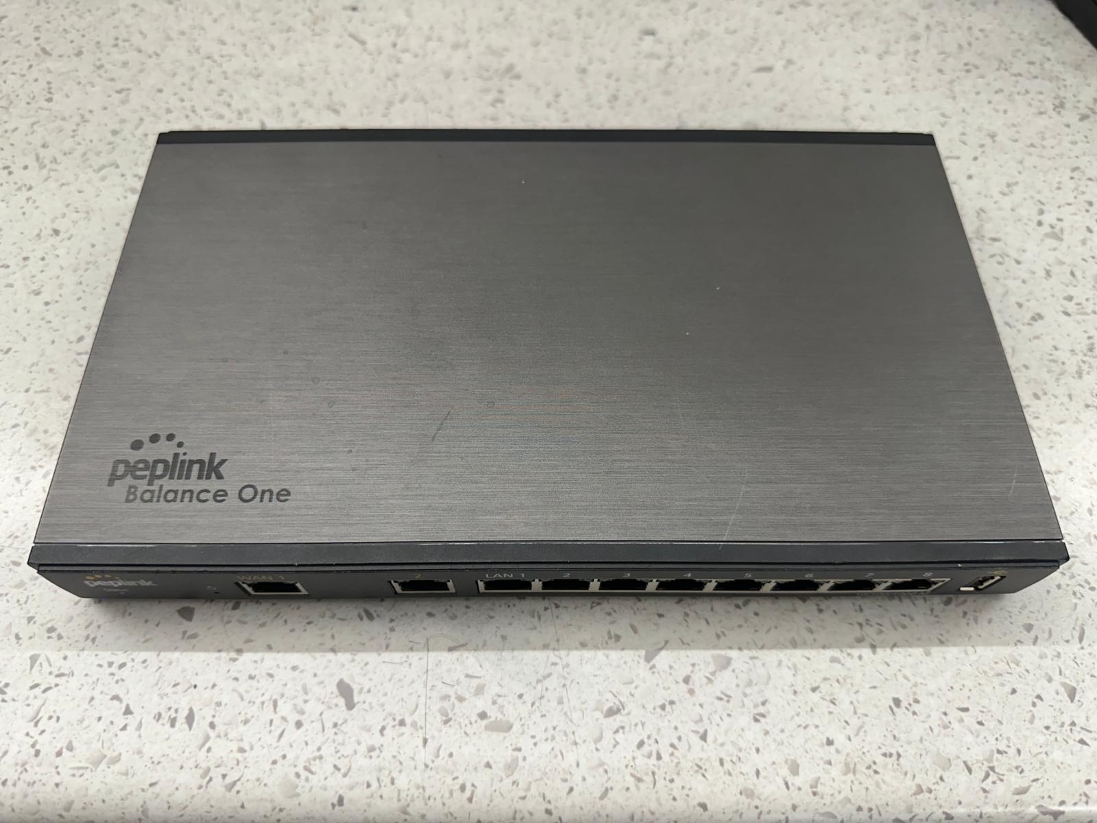 Peplink BPL-ONE-CORE Balance One Core Dual-WAN Router and 8 Port LAN -