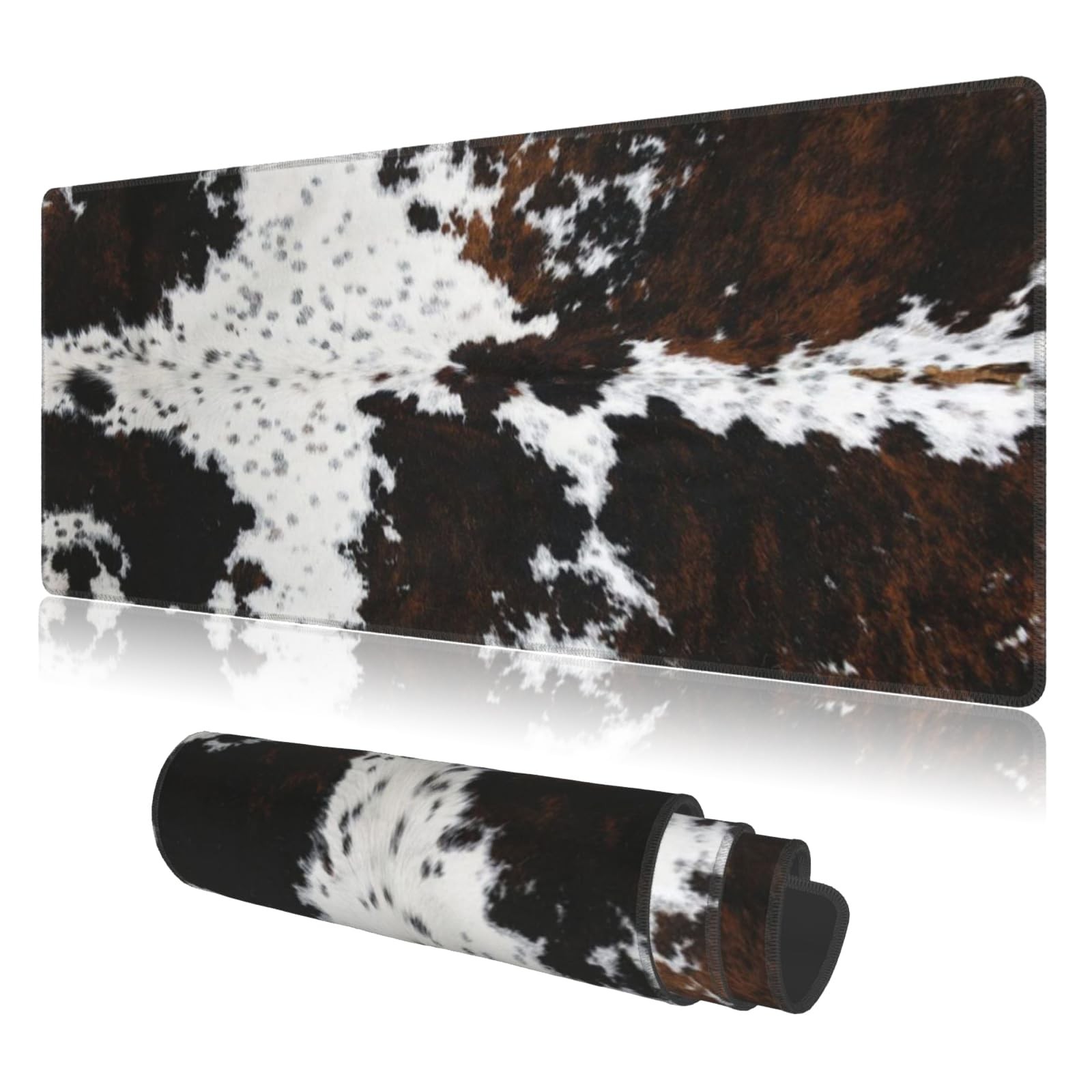 PPZCXWP Mouse Pads Western Highland Cowhide 31.5L x 11.8W inches, 