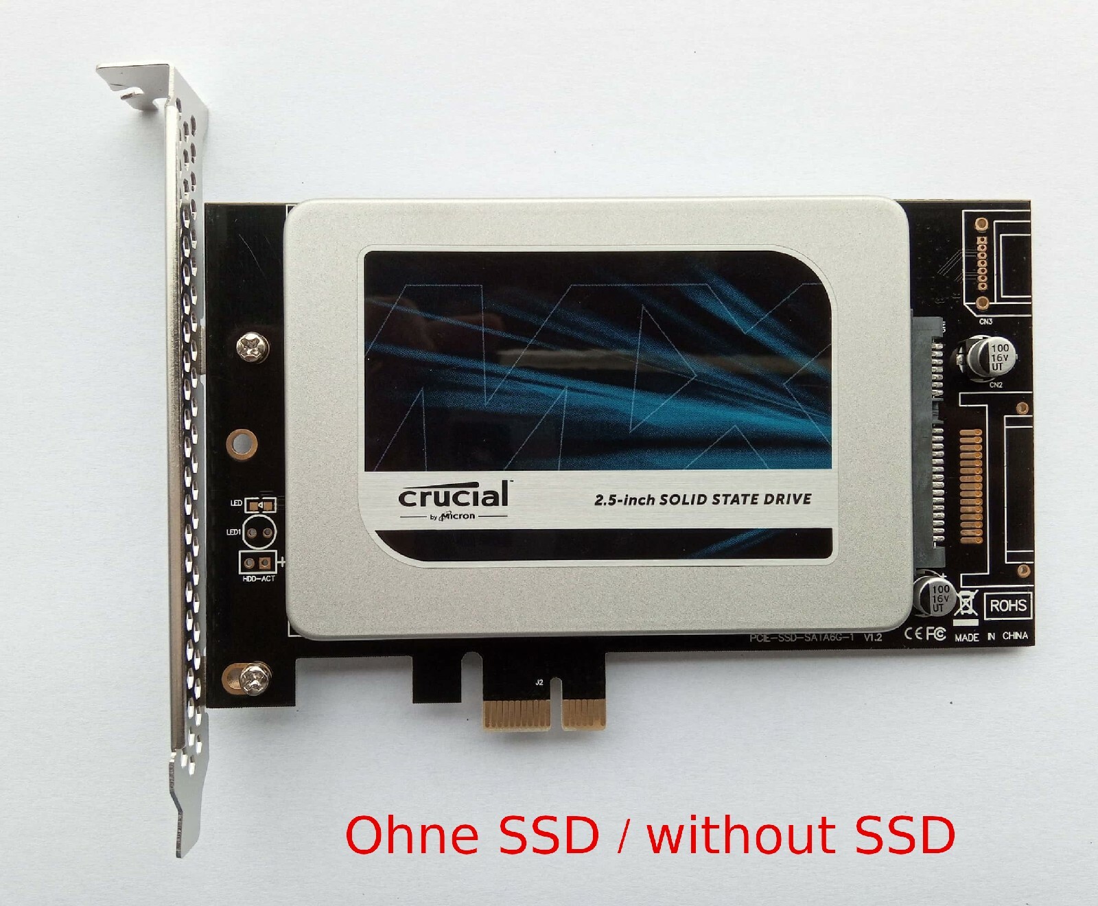 SATA to PCI-Express x1 Adapter Card | for Apple Mac Pro and also Windows