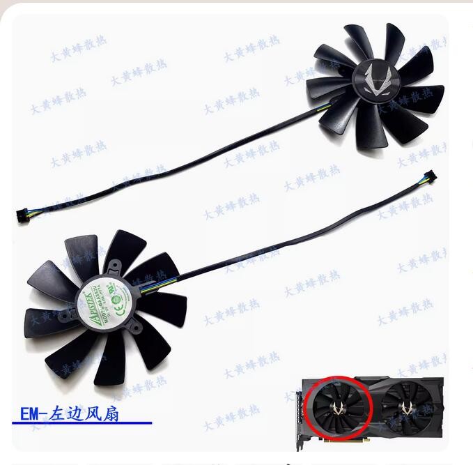 For ZOTAC RTX2080 2080S 2080ti AMP Graphics Card Cooling Fan GAA8S2U