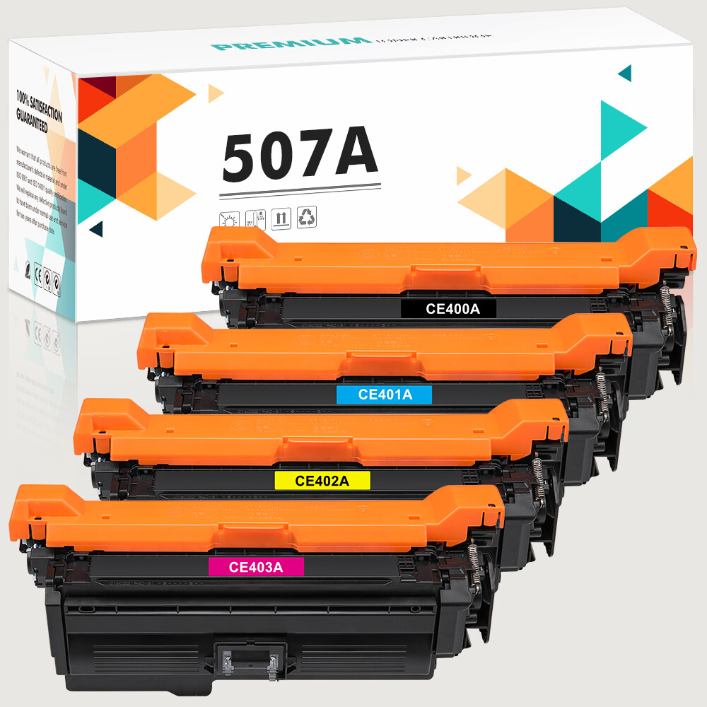 4PK CE400A -3A Toner Set for HP 507A LaserJet Pro 500 Color M551dn MFP M575dn