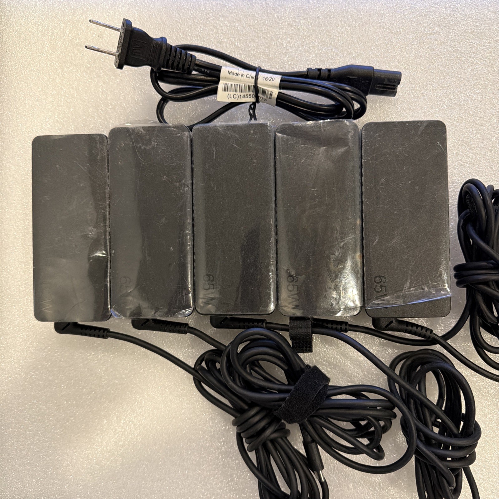 Lot 5 Genuine OEM Lenovo 65W USB-C Power Adapter Charger ThinkPad Yoga E14 E15
