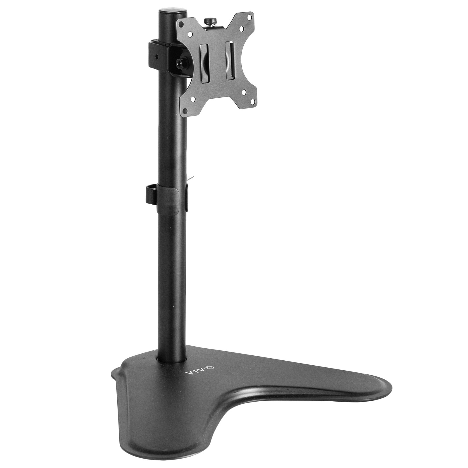 VIVO Black Single LCD Monitor Adjustable Desk Stand, Fits 1 Screen