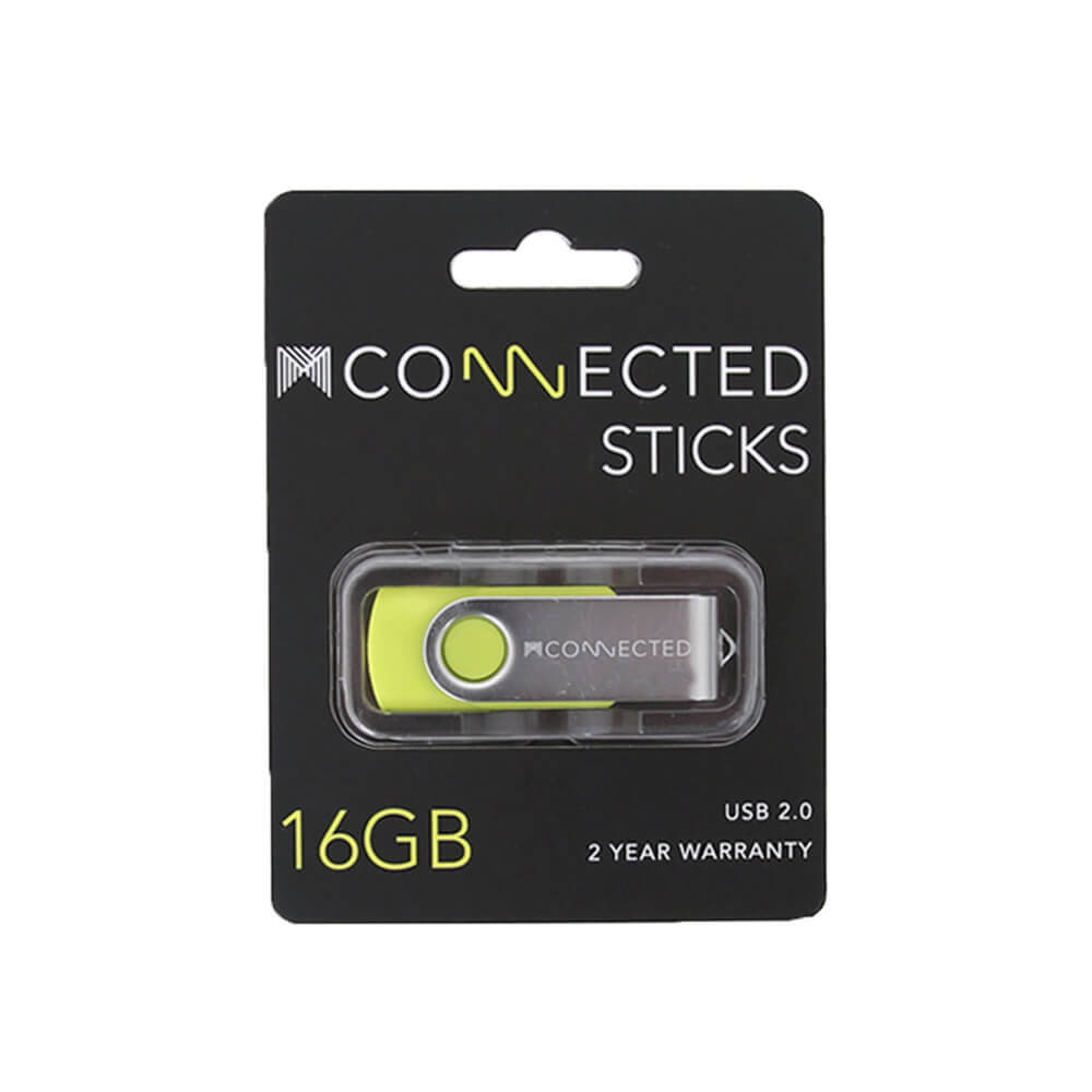 Mconnected USB Flash Drive Compact Simple Solution Storing Docu Swivel Design