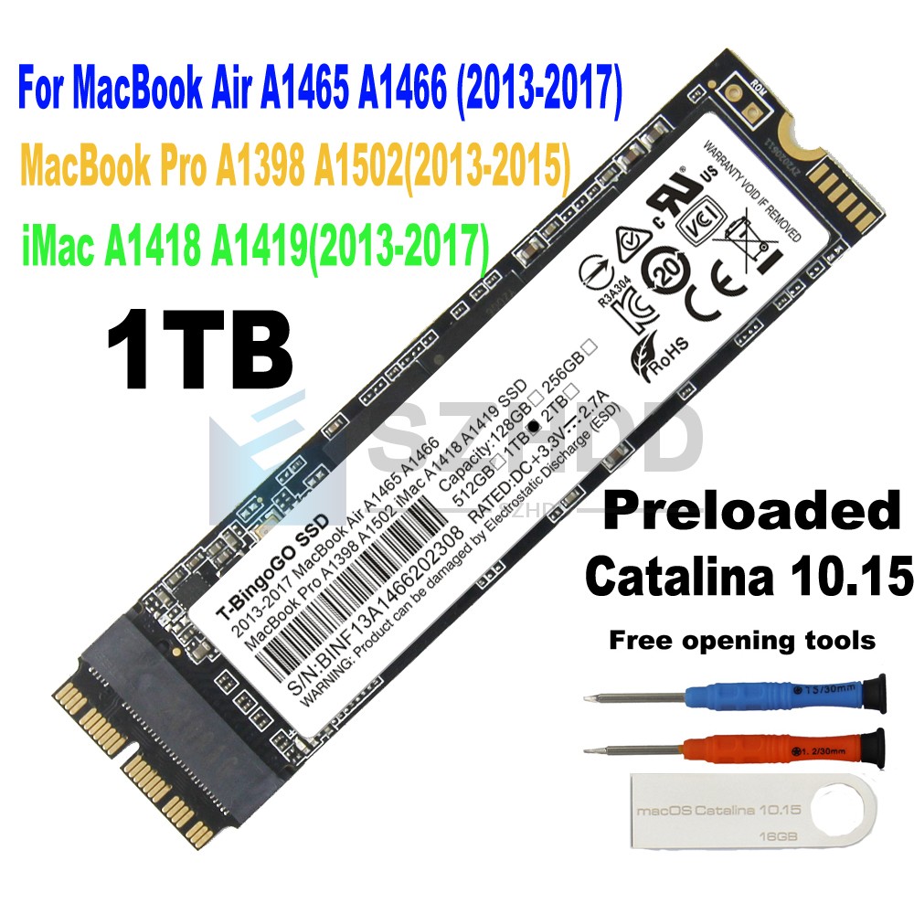 NEW 1TB SSD For 2013 2014 2015 Apple MacBook PRO A1502 A1398 EMC 2674 2678 2745