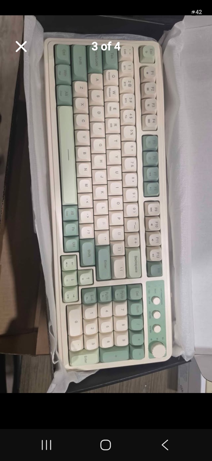 AULA S99, 99-Key Wireless, Membrane Gaming Keyboard, RGB, 5-Layer Padding, - NEW