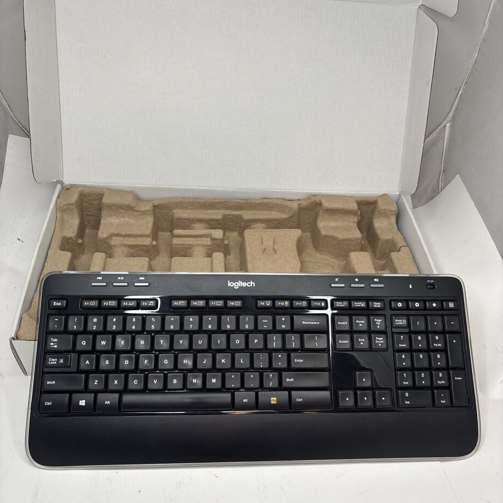 Logitech K520 Spanish Keyboard - New OEM Replacement - NO USB RECEIVER