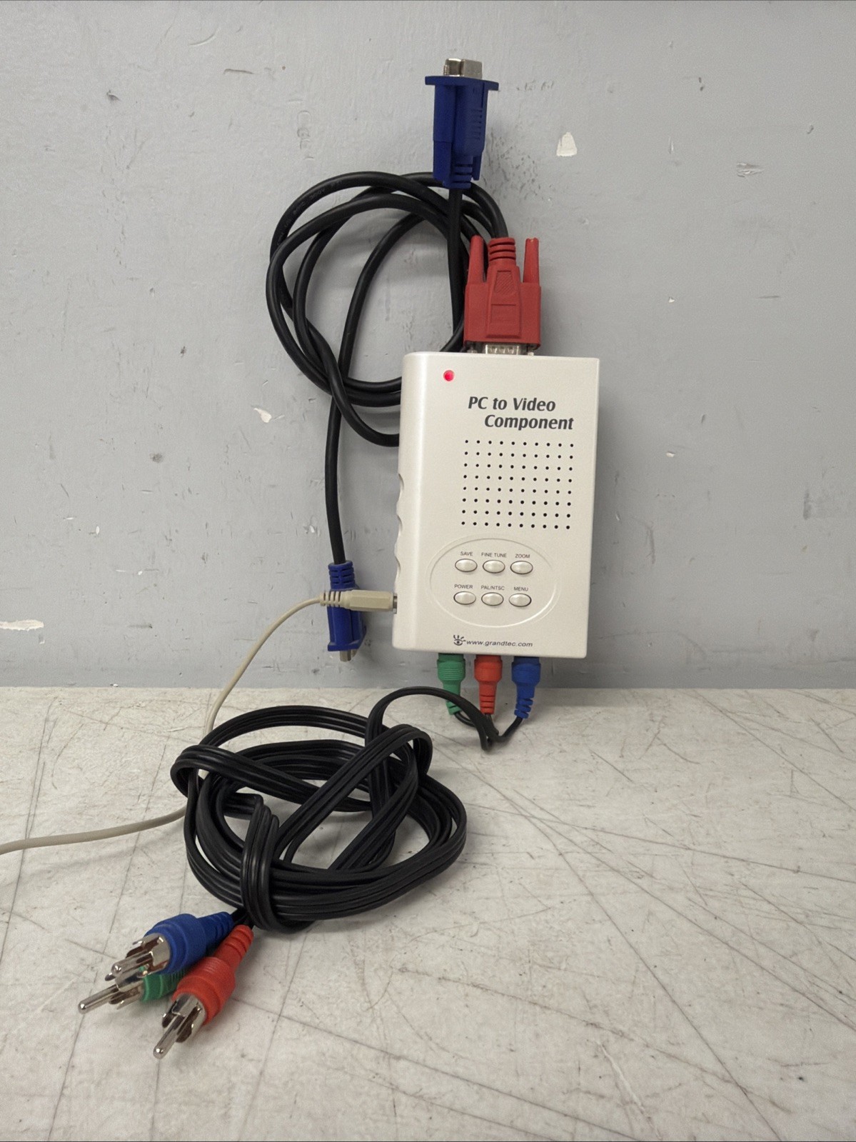 GRANDTEC PC TO VIDEO COMPONENT GXP-2000 VGA TO TV/CRT CONVERTER