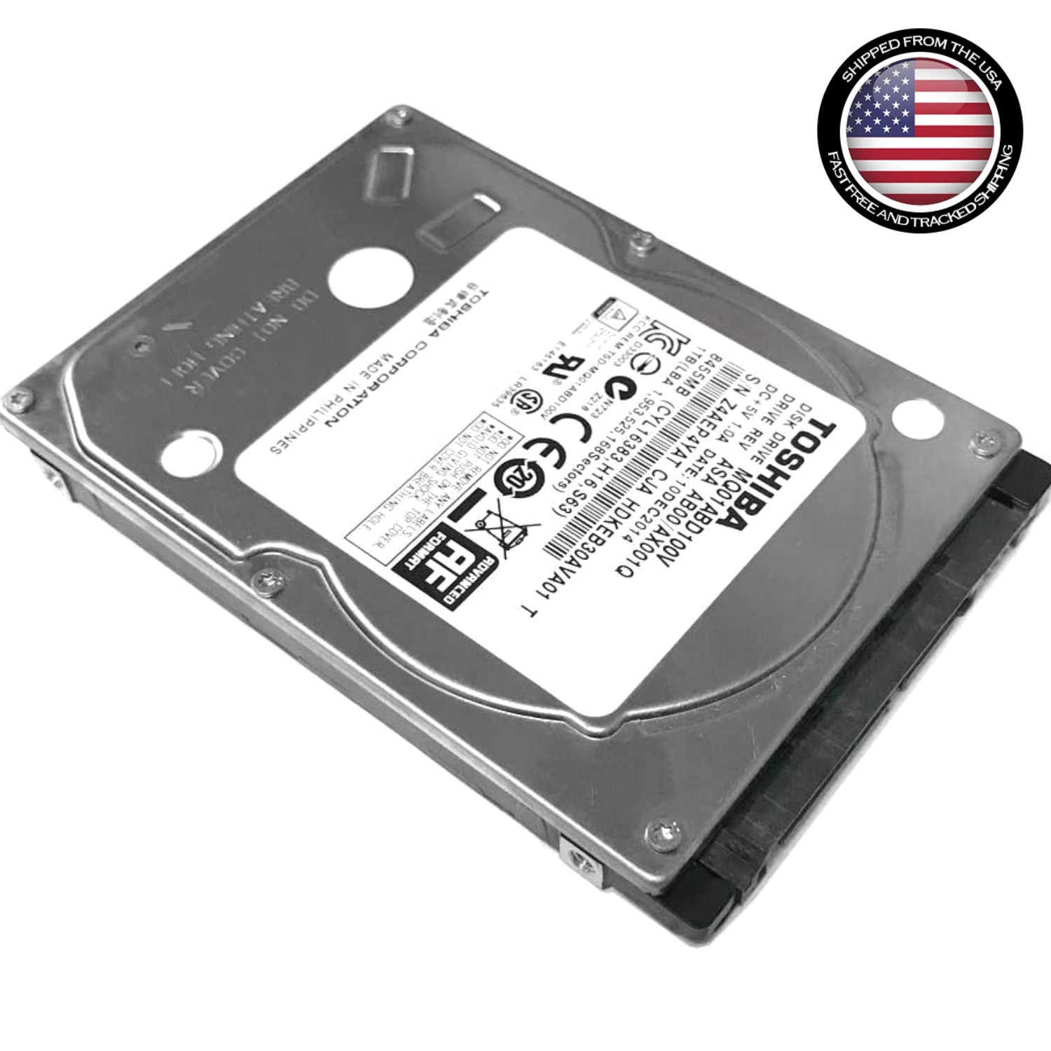 Hard Drive 1TB 5400RPM 8MB Cache SATA 3.0Gb/s 2.5 inch Laptop Storage USB Enc...